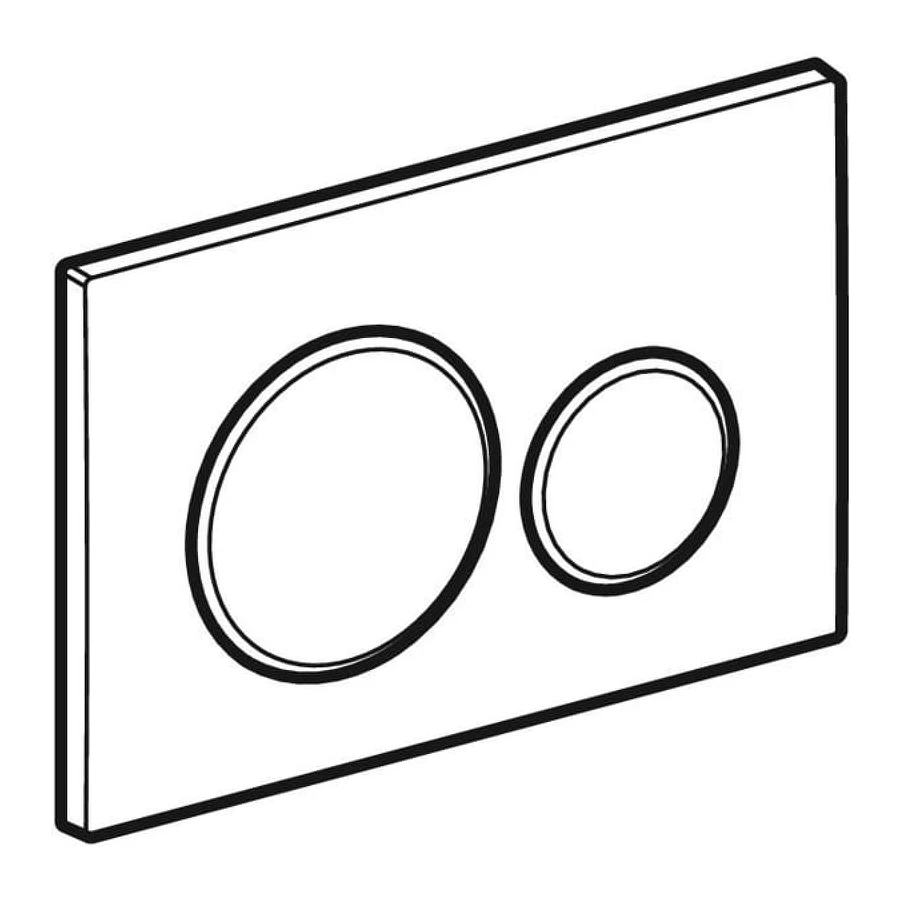 Смывная клавиша Geberit Sigma 20 черный матовый 115.882.16.1