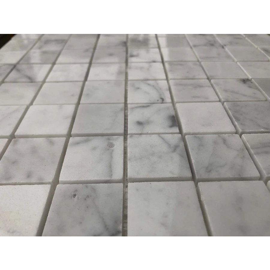 Мозаика Orro Mosaic Стоне Бьянко Каррара 30х30 полированная белая 30,5х30,5 см