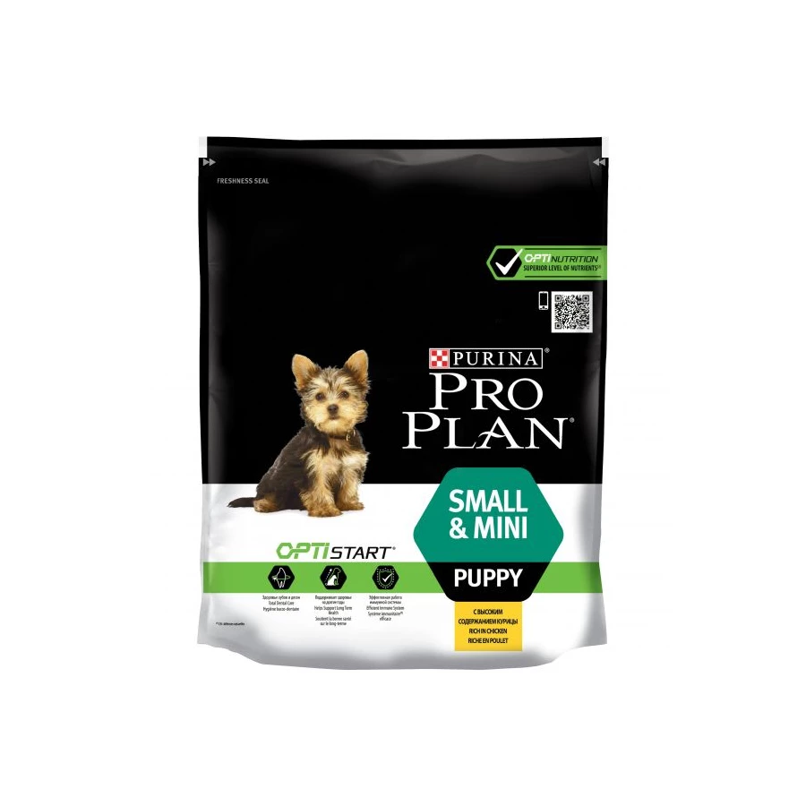 Сухой корм для щенков мелких и карликовых пород ProPlan Puppy Small & Mini Курица 700 г