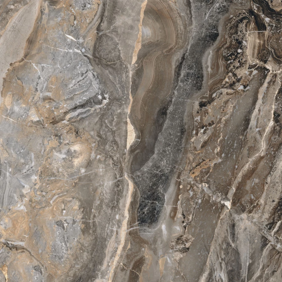 Керамогранит Vitra Marbleset Оробико темный греж LPR 60x60 см