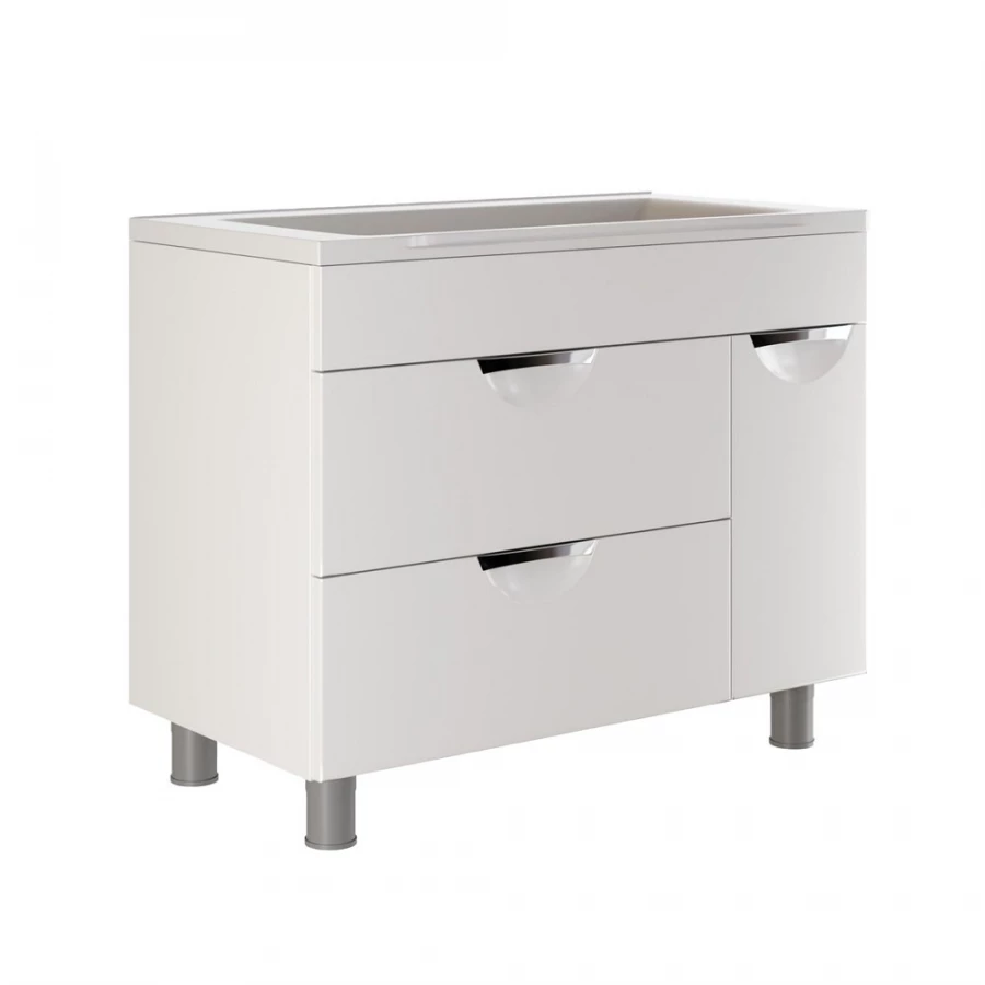 Тумба под раковину MixLine Elen-90 Этьен-90 с корзиной 541138 89х79 см