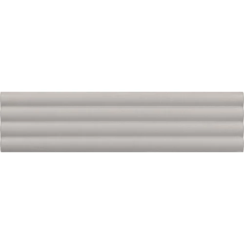 Плитка керамическая Equipe Коста Нова Онда Греы Матт / Costa Nova Onda Grey Matt матовая серая 28527 20х5 см