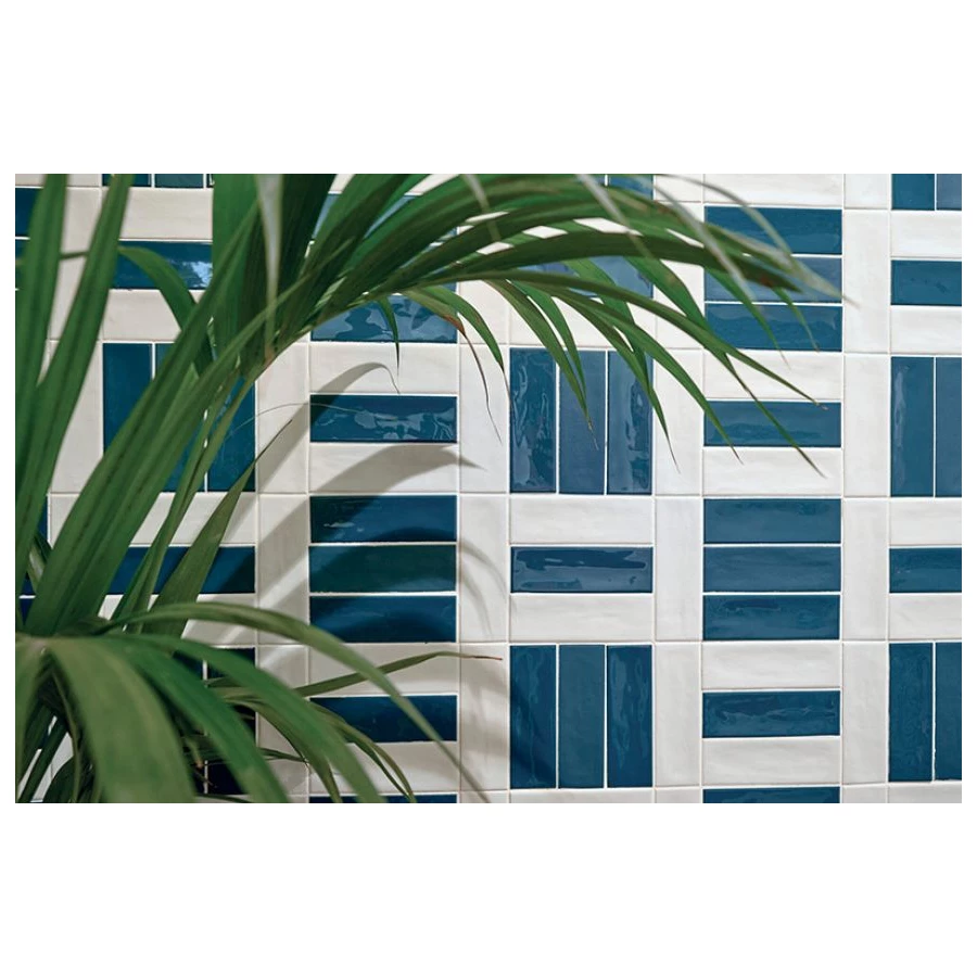 Керамогранит Harmony Peronda Glint Blue Matt матовый синий 3300037828 14,6х4,8 см