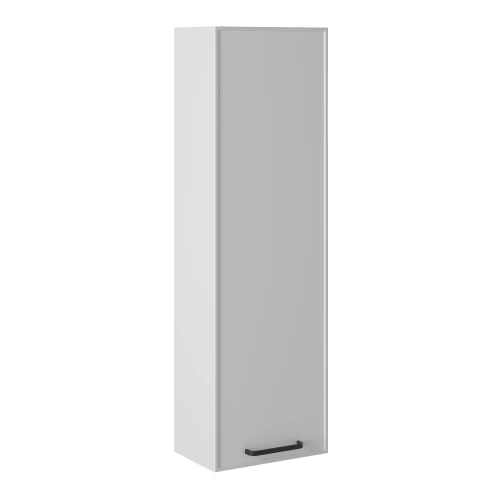 Пенал Кватро навесной матовый белый 35 см