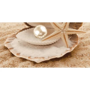 Декоративный массив Нефрит-Керамика Аликанте бежевый, низ жемчужина, 07-00-5-10-00-11-122 50х25 см