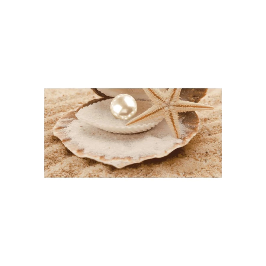 Декоративный массив Нефрит-Керамика Аликанте бежевый, низ жемчужина, 07-00-5-10-00-11-122 50х25 см