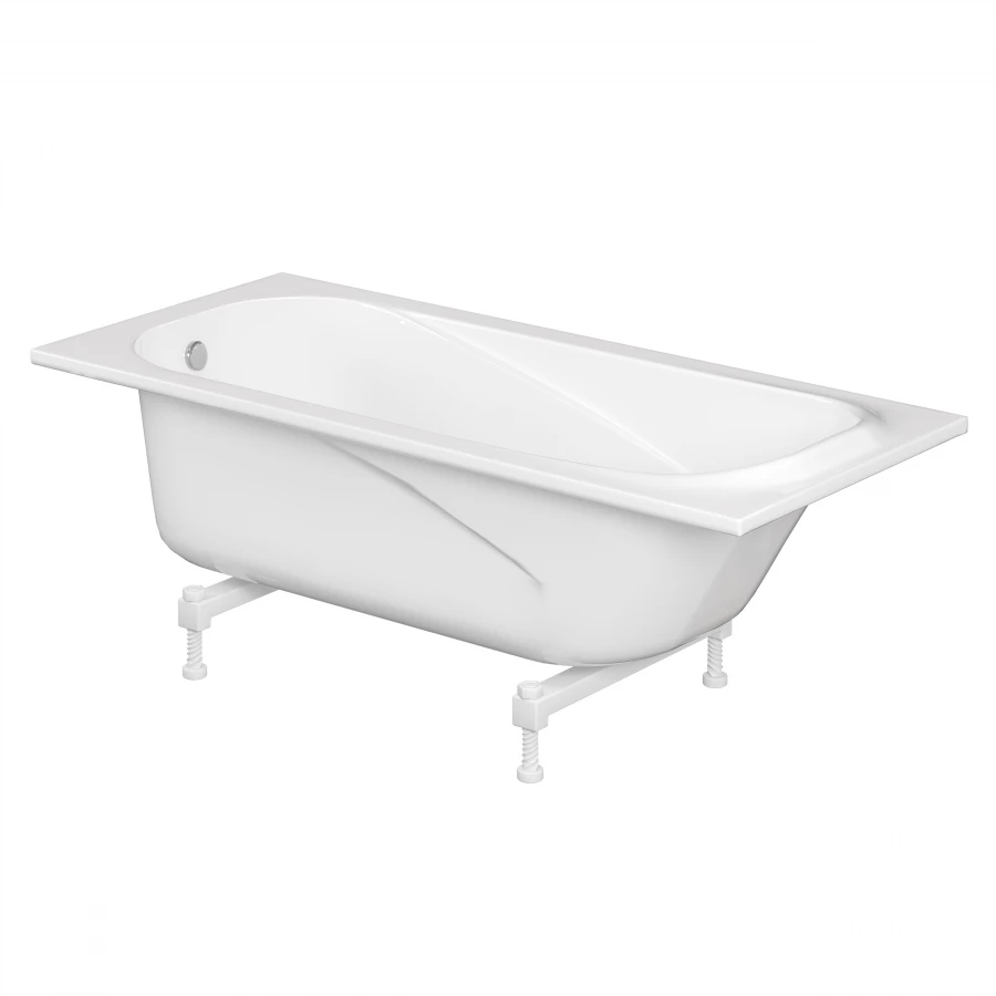 Ванна из литьевого мрамора Creto Nova белая 23-1112 170х70 см