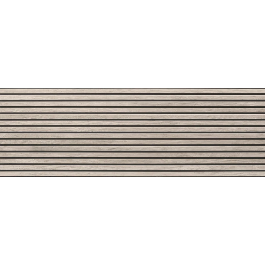 Плитка настенная El Molino Toja Perla полуматовая серо-бежевая AC48857 120х40 см