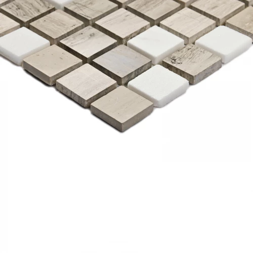 Мозаика Bonaparte Каменная мозаика Elegant 15х15 матовая серая 30,5х30,5 см