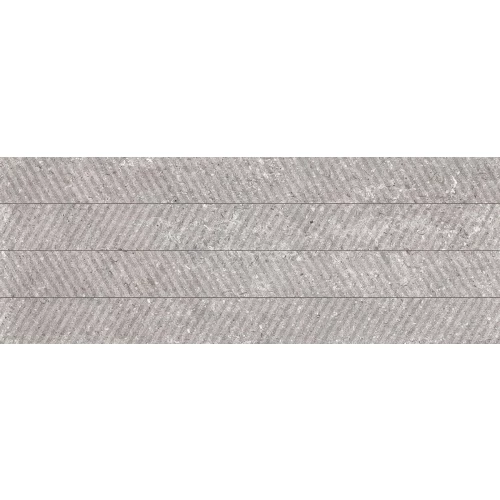 Плитка настенная Porcelanosa Сорал Асеро Спига / Coral Асеро Spiga матовая серая 100330297 120х45 см