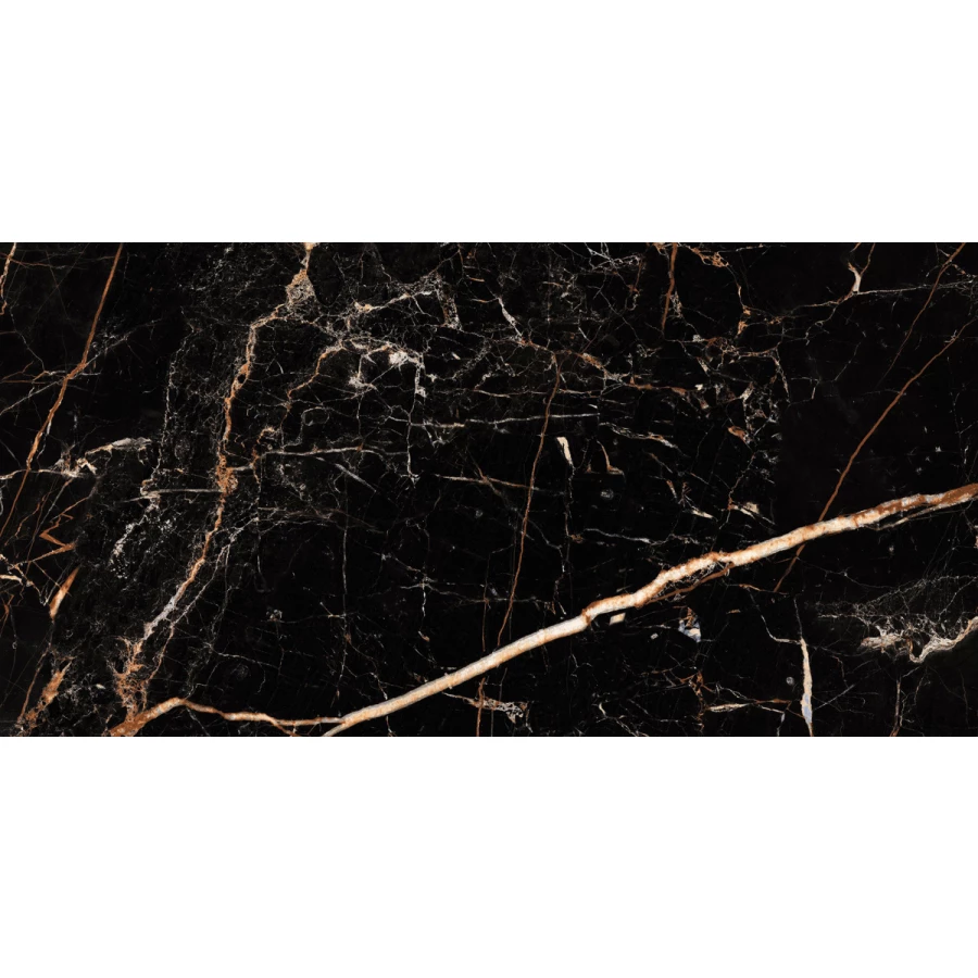 Керамогранит Laparet Universe Полированный черный 80х160 см