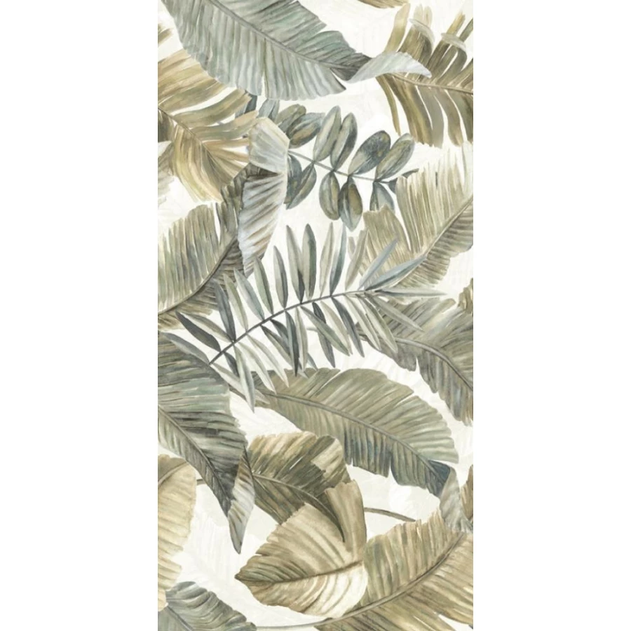 Керамогранит La Fenice Touch Evo Dec Tropical Green матовый зеленый 12TVDEC05 120х60 см