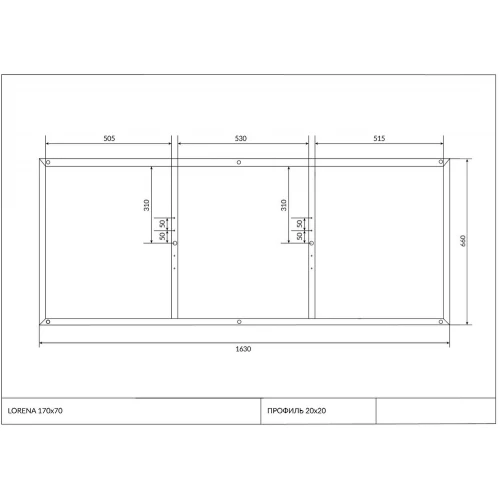 Рама для ванны Cersanit Lorena 170 RW-Lorena*170