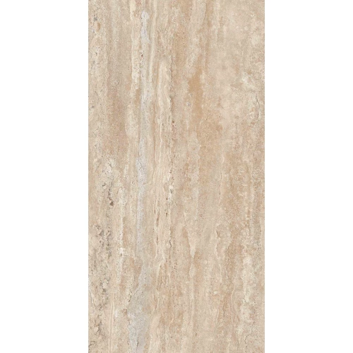 Керамогранит Belleza Rizzoni Travertino Brown Velvet матовый бежевый 120х60 см