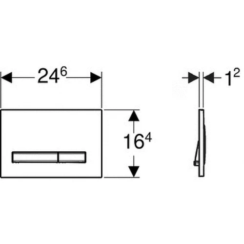 Смывная клавиша Geberit Sigma 50 New 115.788.SD.2