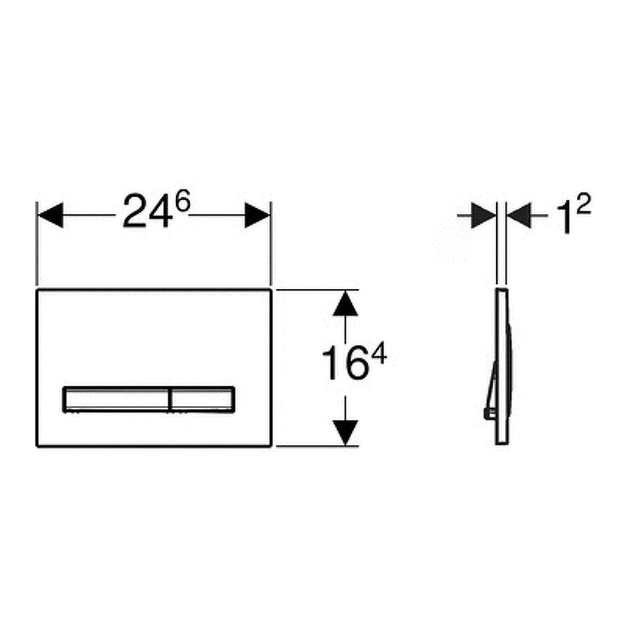 Смывная клавиша Geberit Sigma 50 New 115.788.SD.2