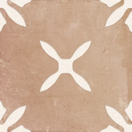 Керамогранит Harmony Peronda Pangea Clay Flower LT матовый бежевый 3386040802 22,3х22,3 см