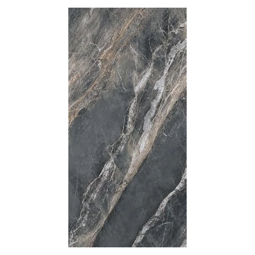 Керамогранит Primavera Arma Nero Lapato Carving черный LC208 120х60 см