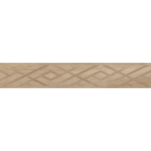 Керамогранит Cerdomus Antique Decor Clay Fondi Rett Decorati матовый бежевый 120х20 см