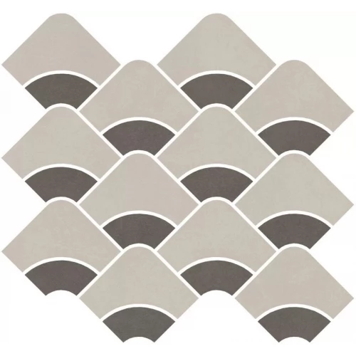 Плитка настенная Kerama Marazzi Таделакт Декор наборный матовый обрезной матовый коричневый бежевый KMD2HID008BR 30x28 см