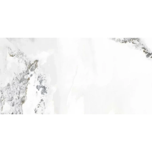 Керамогранит Planet Ceramics UKDD 41 глянцевый с золотом серо-белый 120х60 см