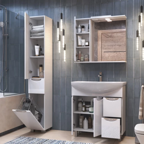 Зеркало шкаф Vigo Callao 800 навесной левый со спотом z.CAL.80.L.El 80x70 см