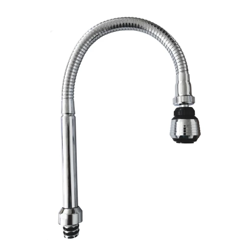 Излив Славен гибкий нержавеющая сталь комплект с 2-х режимным аэратором СЛ-ЗП-071