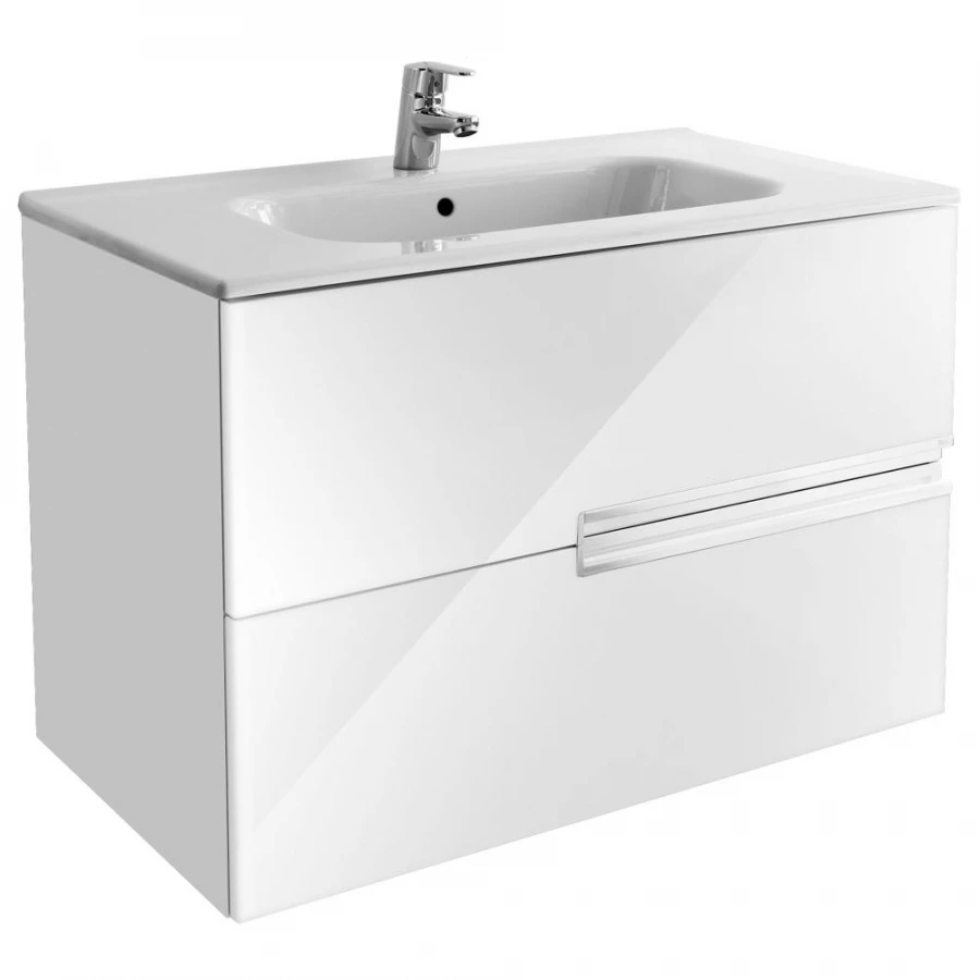 Тумба под раковину Roca Victoria Nord Ice Edition 2 ящика ZRU9302731 80 см