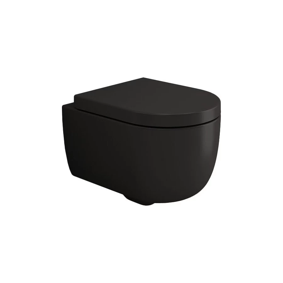 Унитаз подвесной безободковый Bocchi Parma черный матовый 1417-004-0129