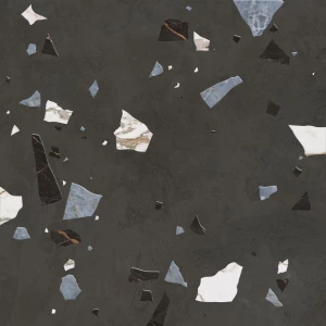 Керамический гранит Керамин Войд 1Д темно-серый 60х60 см