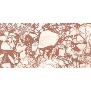 Керамогранит Flaviker Supreme Hedonism Calacatta Dante Lux глянцевый красный PF60017239 120х60 см