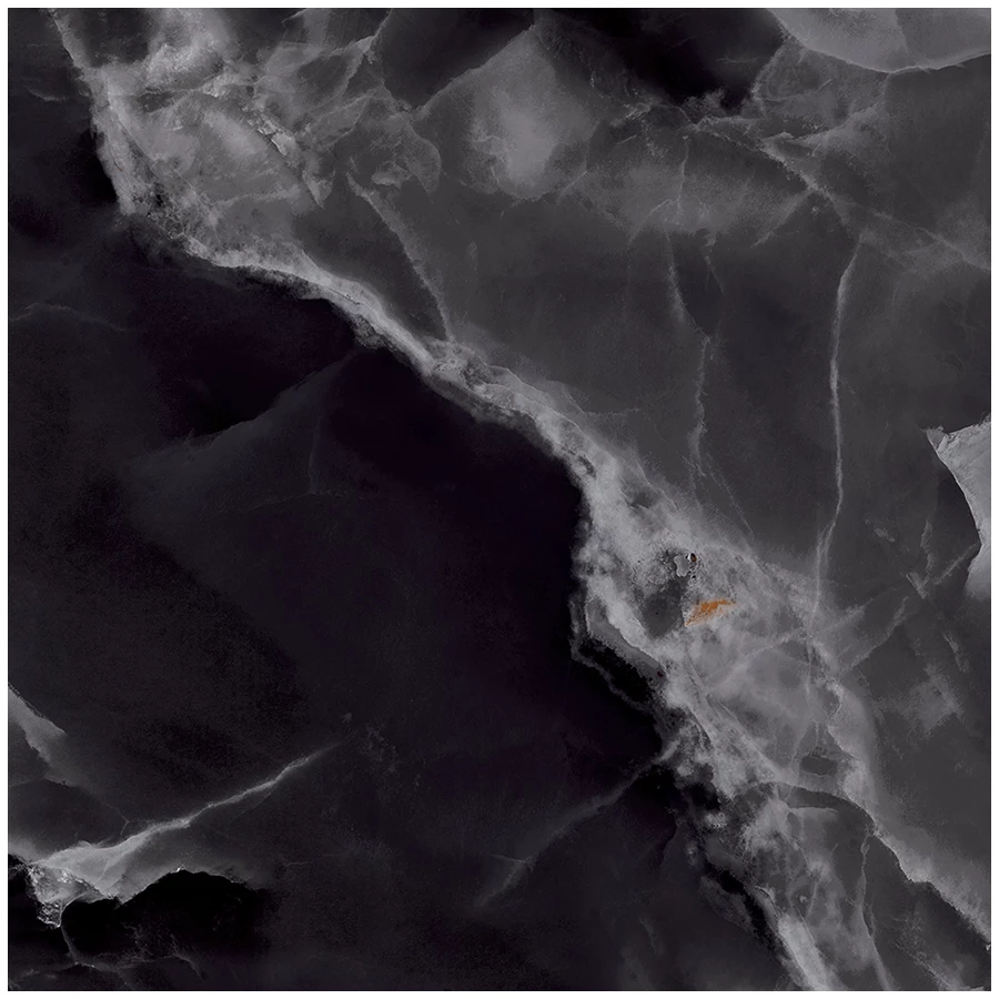 Керамогранит Laparet Andora Black полированный чёрный 60х60 см