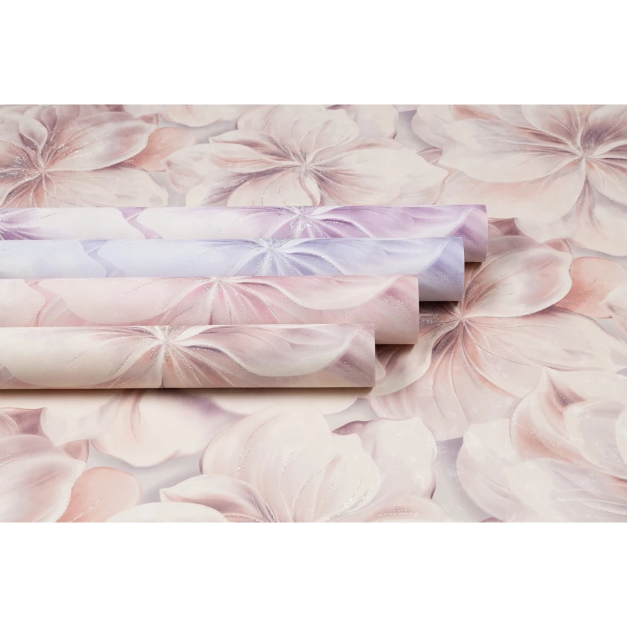 Обои флизелиновые Palitra Home Nimfa HomeColor красные HC72272-15 1,06х10,05 м