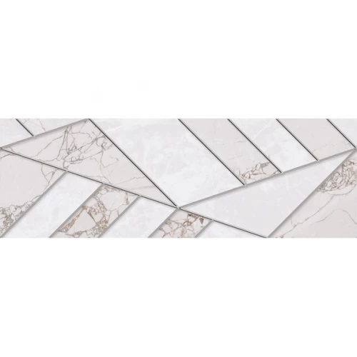 Декор Нефрит-Керамика Ринальди серый 20х60 см