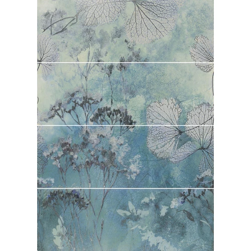 Панно Fanal Dec. Pearl dream turquoise b синий (компл. из 4-х шт.) 126,4х90 см