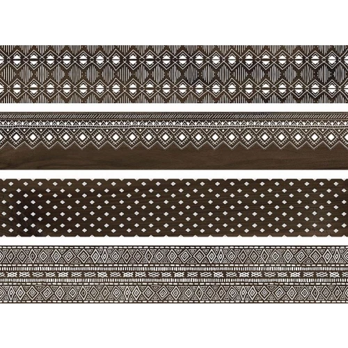 Керамогранит Kerama Marazzi Про Вуд коричневый декорированный матовый коричневый DL550400R 179х30 см
