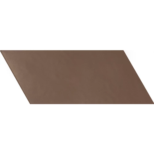 Плитка керамическая Equipe Чеврон Маррон Мате Ригхт / Chevron Marron Mate Right матовая коричневая 23207 20,5х9 см