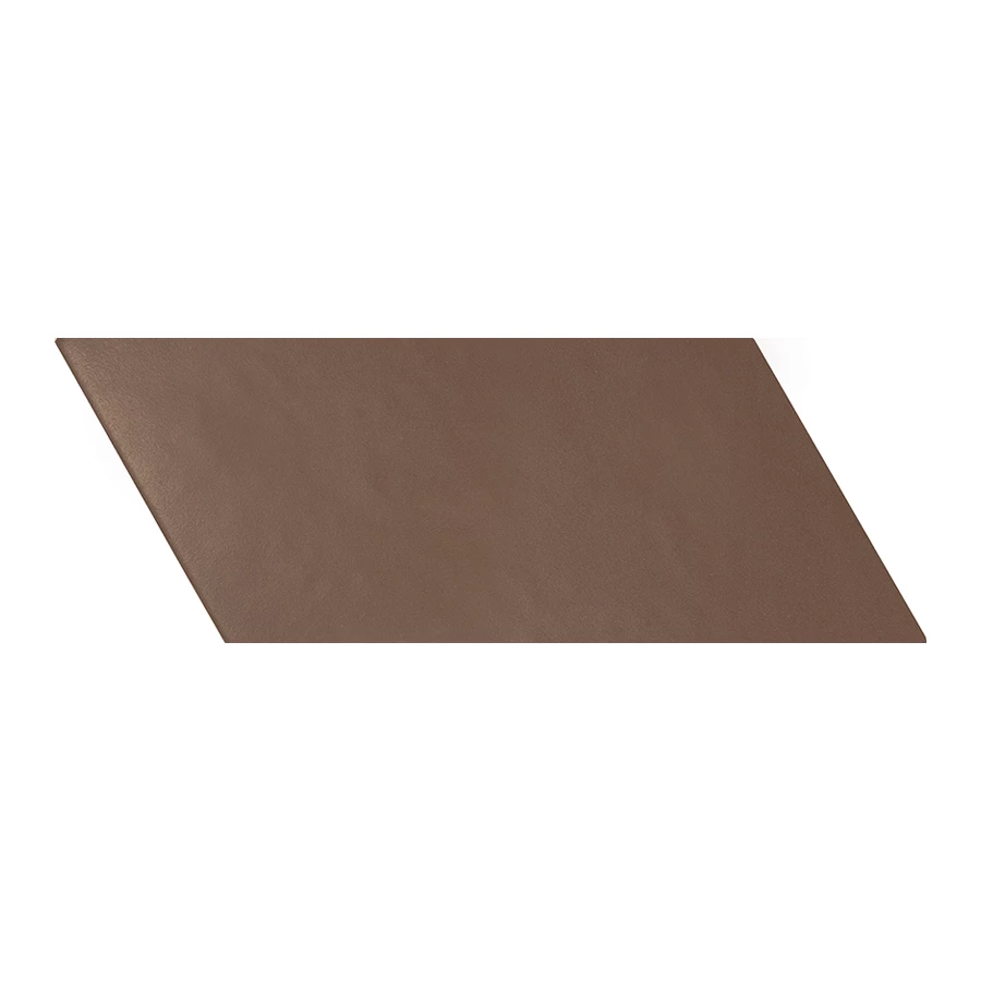 Плитка керамическая Equipe Чеврон Маррон Мате Ригхт / Chevron Marron Mate Right матовая коричневая 23207 20,5х9 см