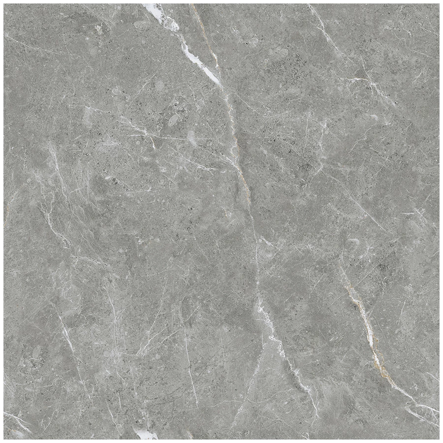 Керамогранит Ceradim Stone Cool Grey серый Полированный 60х60 см