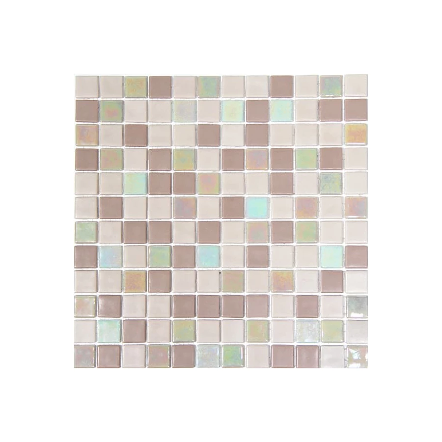 Стеклянная мозаика Mosavit Fosvit Crema полуматовая бежевая 31,6x31,6 см