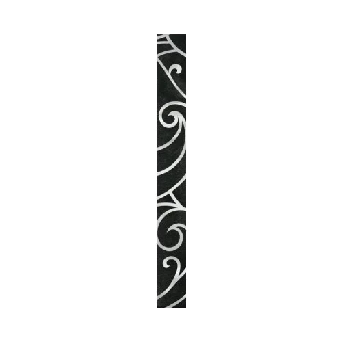 Бордюр широкий длинный Gracia Ceramica Prime black черный 02 6,5х60 см