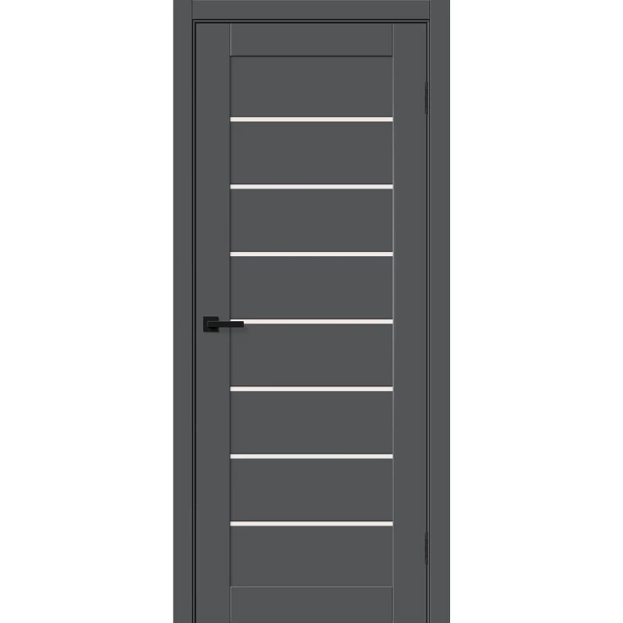 Межкомнатная дверь Bravo Браво-22 190x55 экошпон Bravo X полотно Magic Fog цвет Stormy Silk