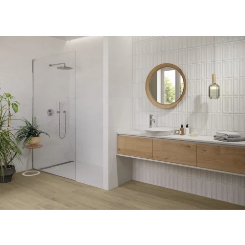 Плитка настенная Grespania Зарси Марес Блансо / Zarci Mares Blanco матовая белая 64ZA418 120х45 см