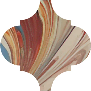 Декор Kerama Marazzi Арабески Венеция матовый красный VT/A625/65000 6,5x6,5 см
