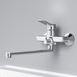 Смеситель для ванны и душа Am Pm X-Joy с длинным изливом F85A90000