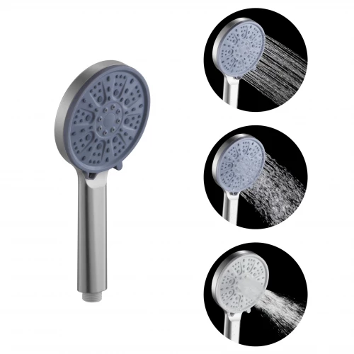 Лейка ручная Fashun душевая круглая сатин N019