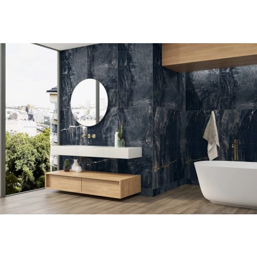 Керамогранит Belleza Shell Black Vitro черный 120х60 см