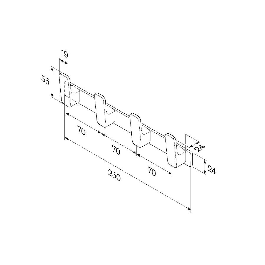 Набор крючков для полотенец Am Pm Func A8F35922