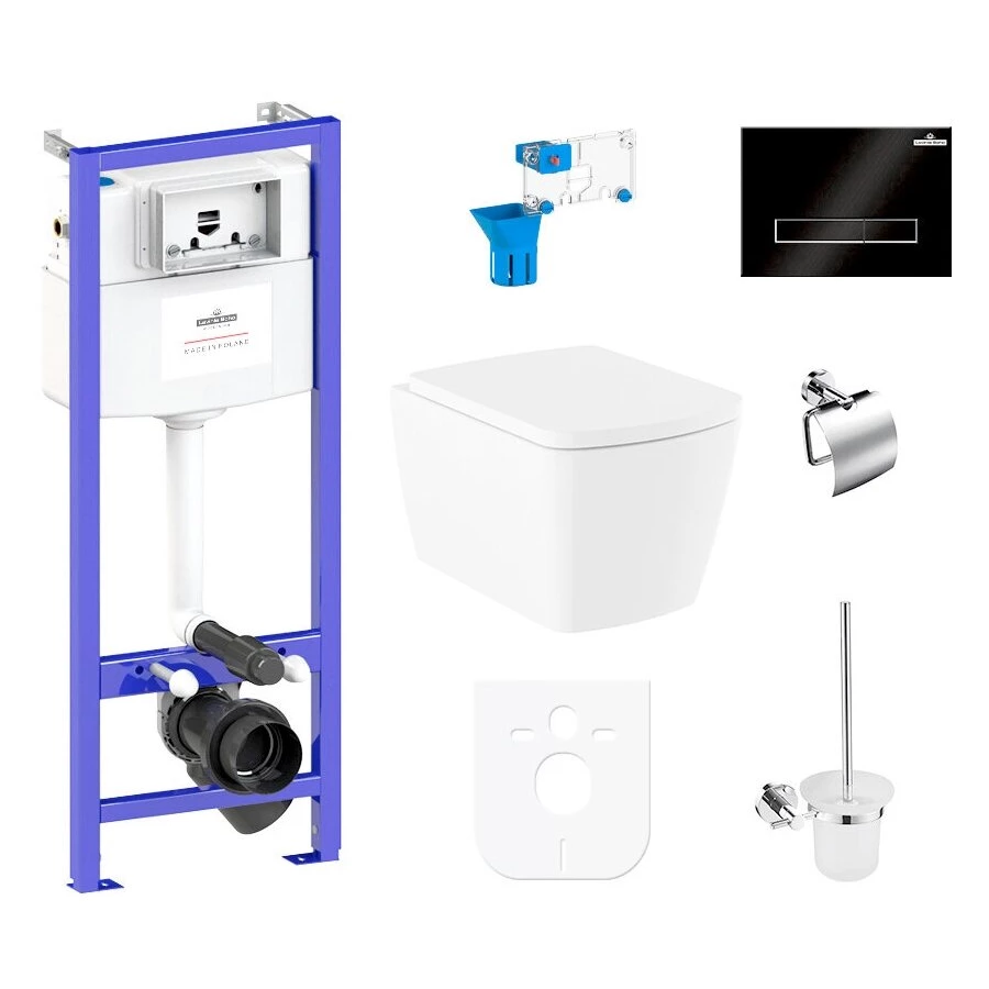 Унитаз Lavinia Boho Relfix Aveo Rimless 97010094 (комплект 9 в 1)