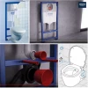 Инсталляция для подвесного унитаза Grohe Rapid SL 3 в 1 с кнопкой смыва Skate Air 38721001